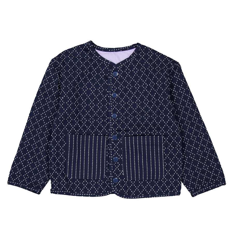 Kids Patchwork Quilted Reversible Jacket