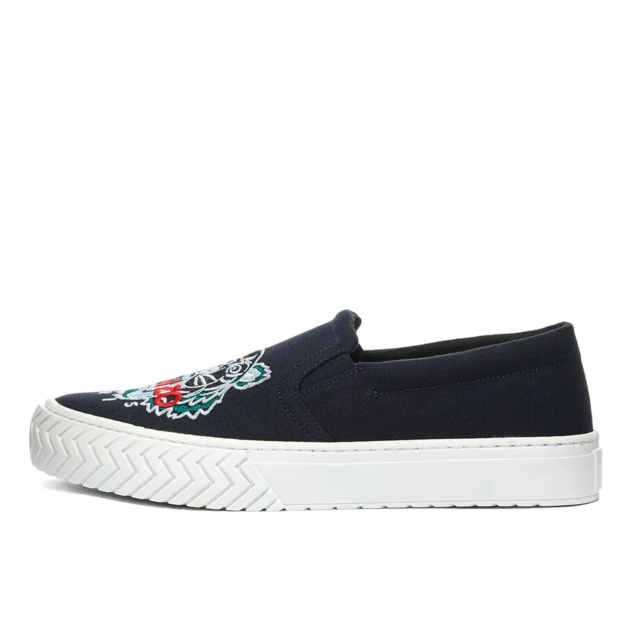 kenzo tiger slip on sneakers