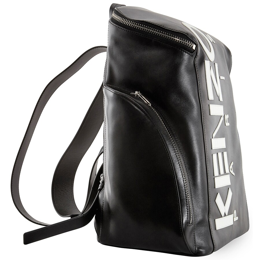 Kenzo Ladies Backpack Black Backpack Calfskin Kenzo Handbags