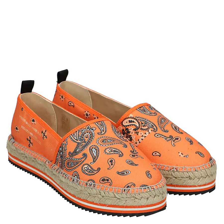 Shop Ladies Poppy Bandana Platform Espadrilles on Sale at