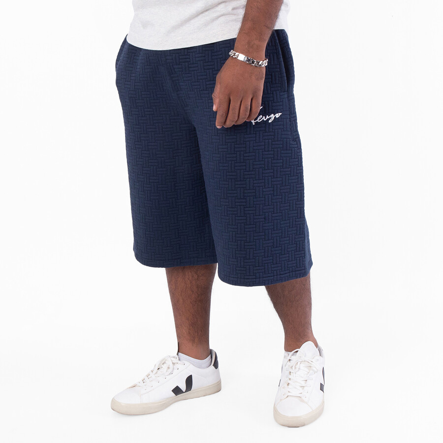 Logo Embroidered Oversized Shorts