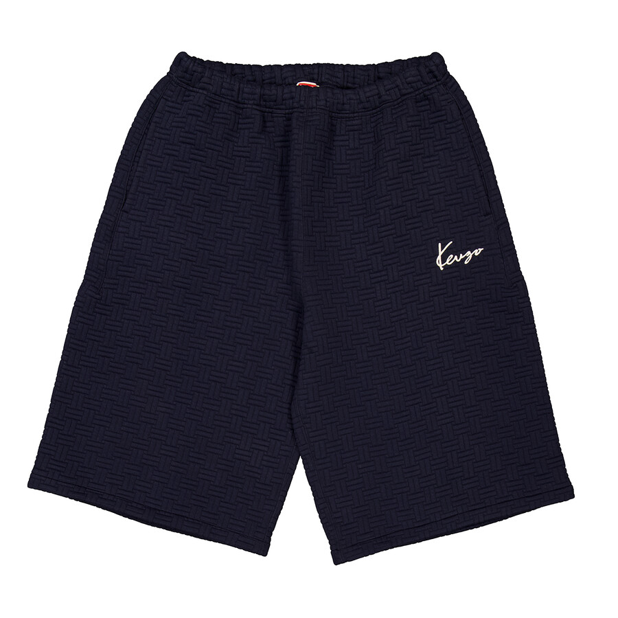 Logo Embroidered Oversized Shorts