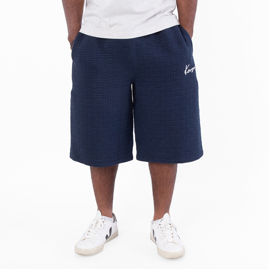 Logo Embroidered Oversized Shorts