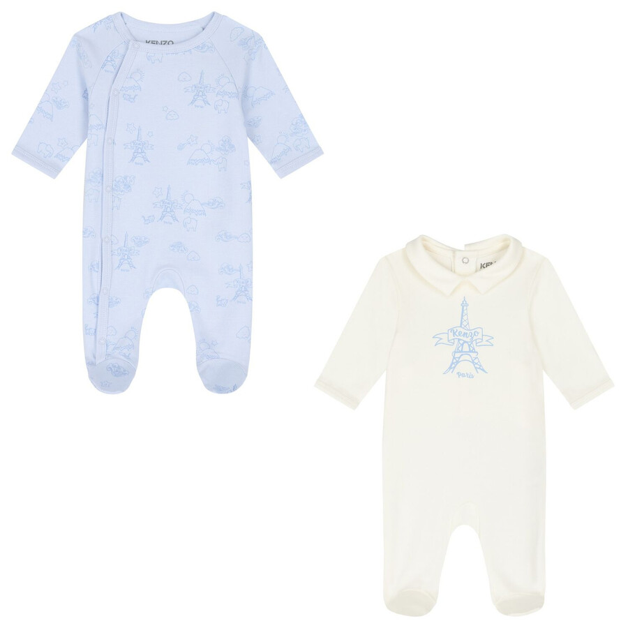 Long Sleeve Babygrow Cotton Set, Size 3M