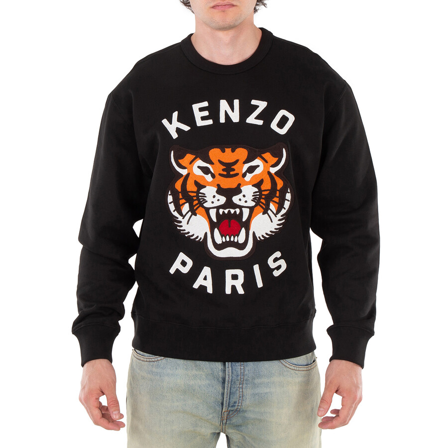 Lucky Tiger Embroidered Sweatshirt