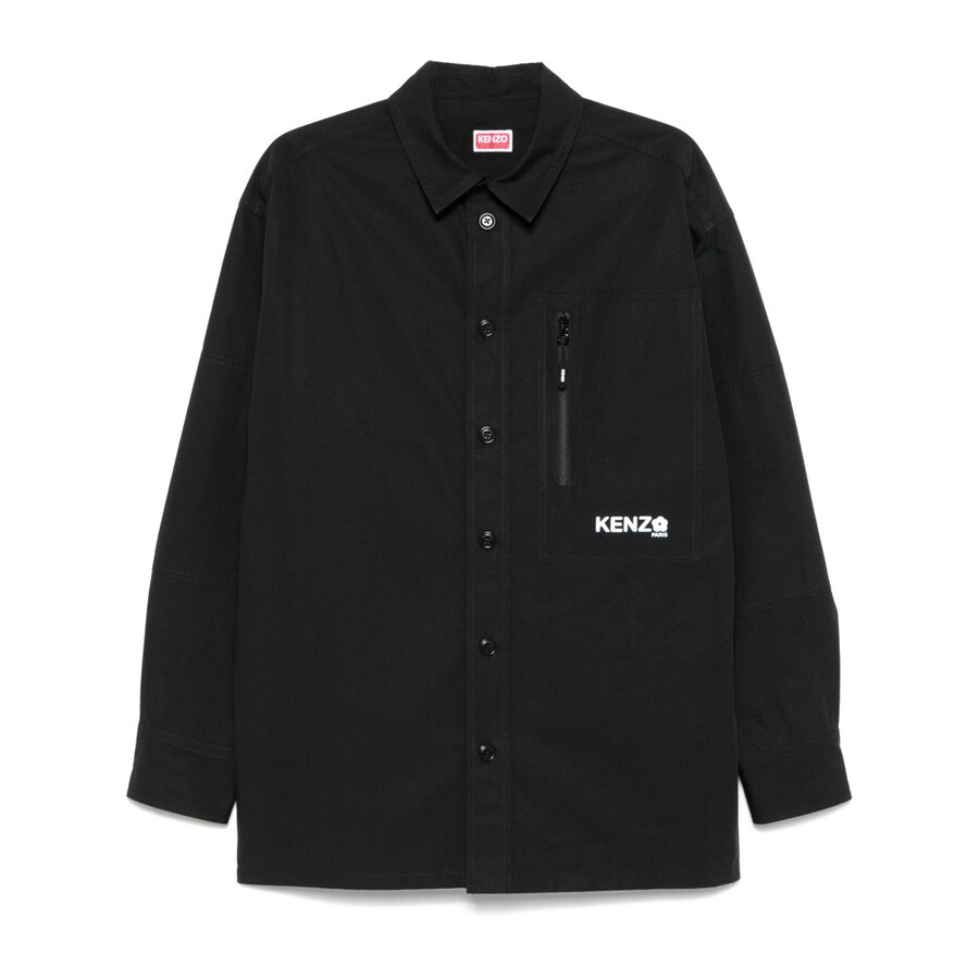 Men's Black Boke Flower 2.0 Oversized Shirt
