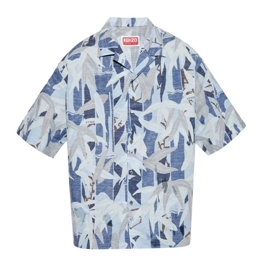 Men's Chiku-Rin Camo Hawaiian Short Sleeved Shirt