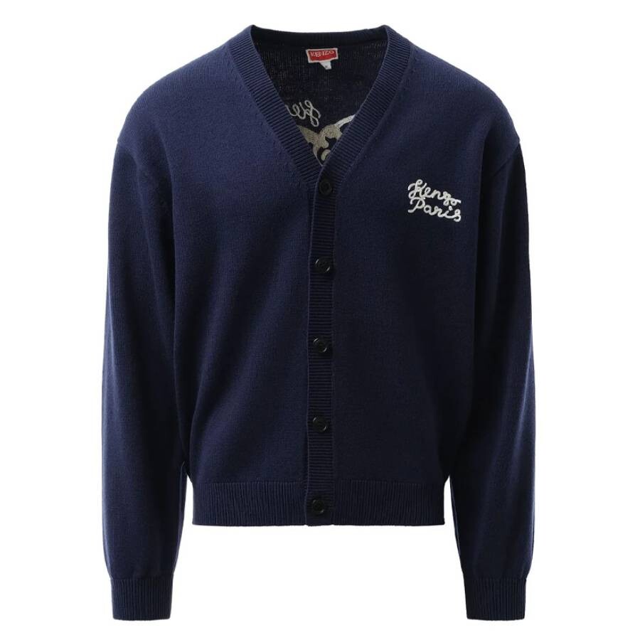 Men's CVD Jungle Heart Cardigan, Size Small