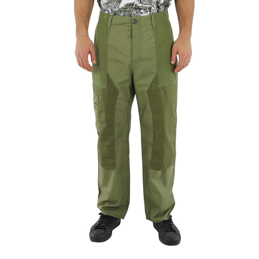 Shop Kenzo Men's Lightweight Cargo Pants In Green