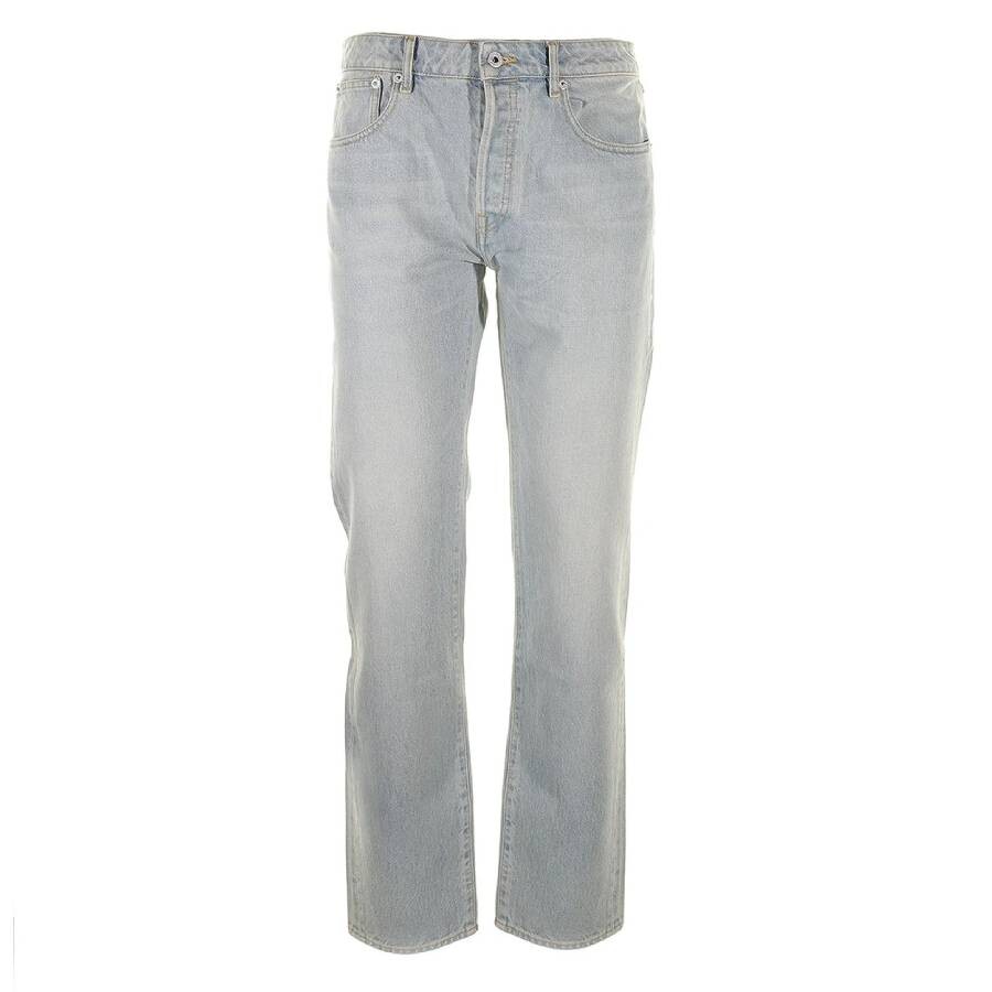 Men's Medium Stone Blue Denim Slim Jeans
