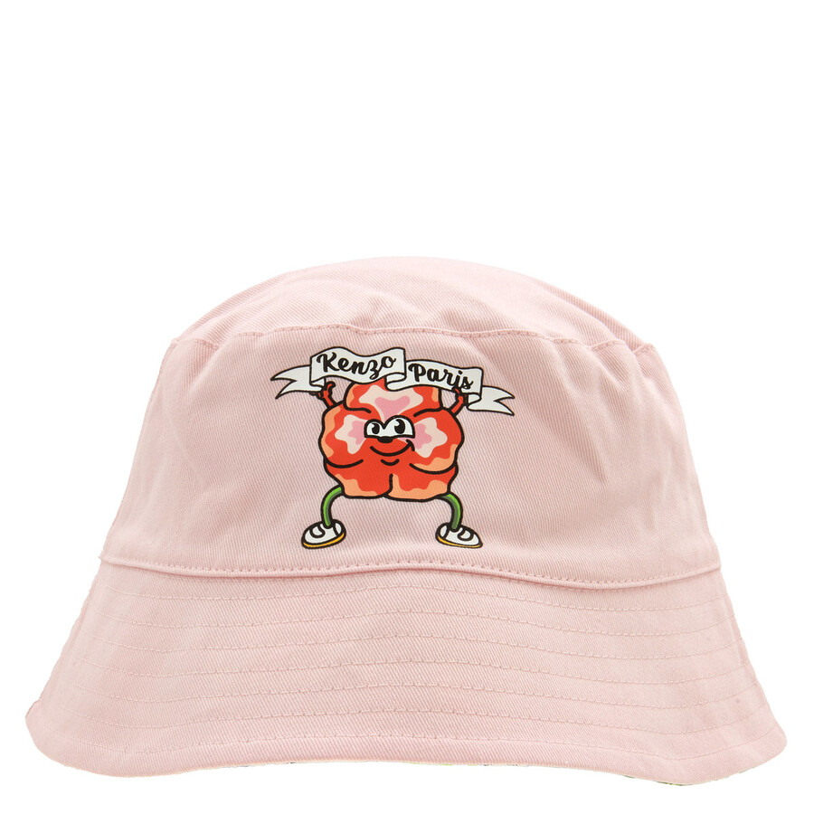 Reversible Cotton Bucket Hat, Size 54