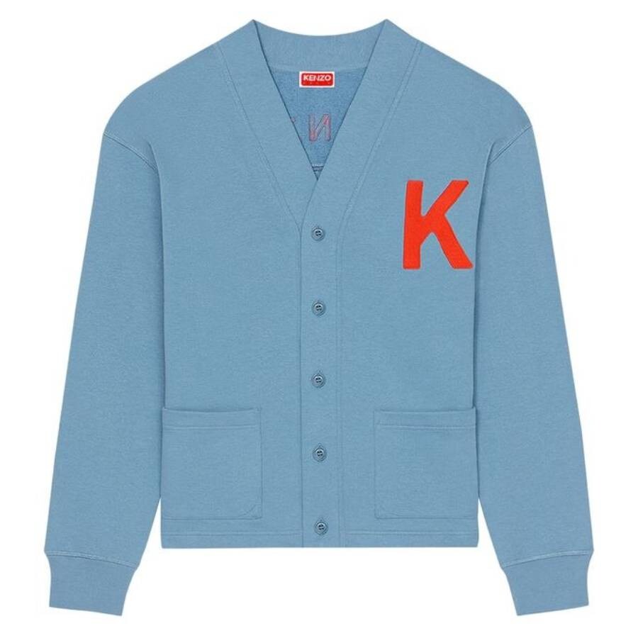 Varsity Jungle Elephant Embroidered Cardigan