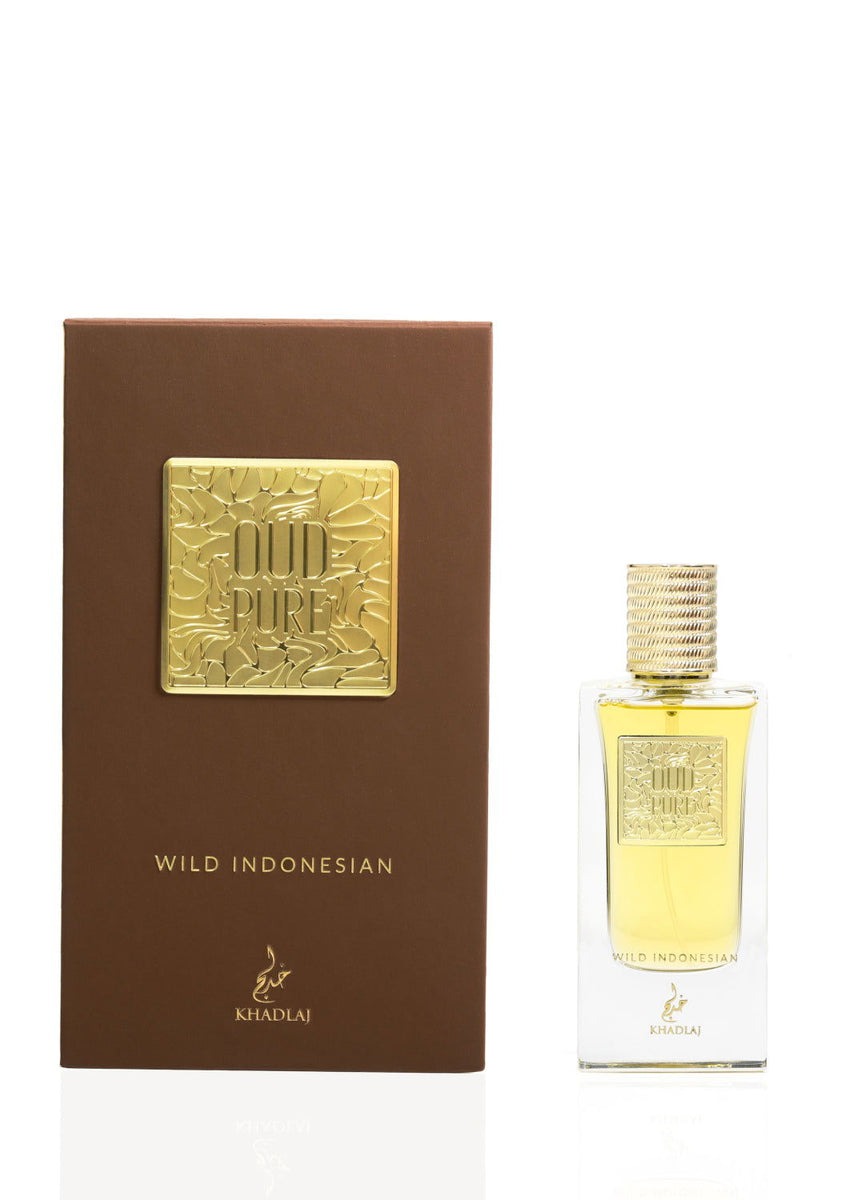 Khadlaj Oud Pure (Wild Indonesian) EDP Spray 2.0 oz Fragrances