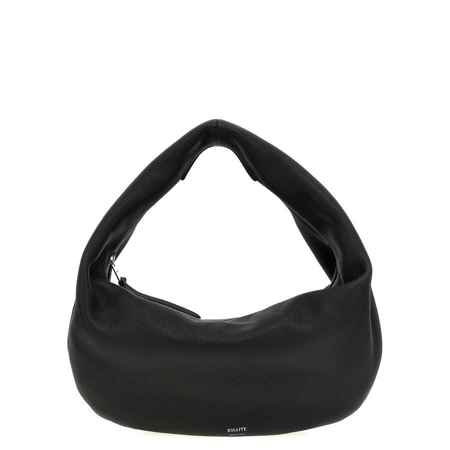 Khaite Medium Olivia Hobo Shoulder Bag In Black