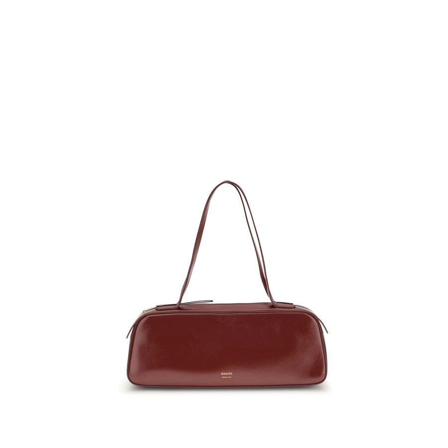 Khaite Simona Shoulder Bag In Burgundy