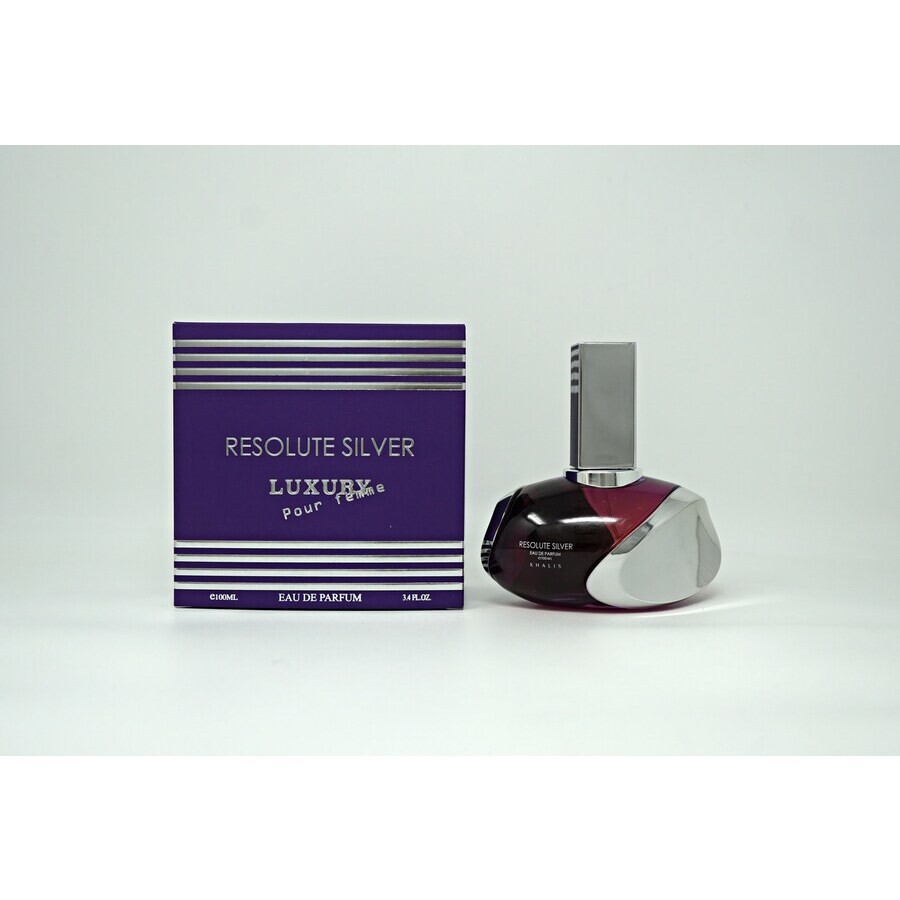 Khalis Ladies Resolute Silver Luxury Collection Edp Spray 3.4 oz Fragrances 6290360814803