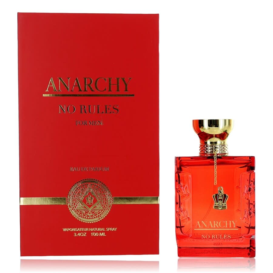King Of Kings Men's Anarchy No Rules EDP Spray 3.4 oz Fragrances