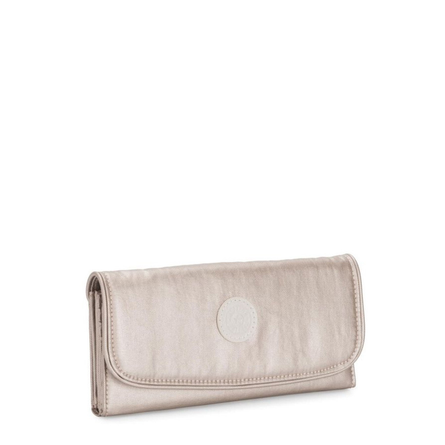 Kipling Moneyland Rfid Wallet In Silver Tone