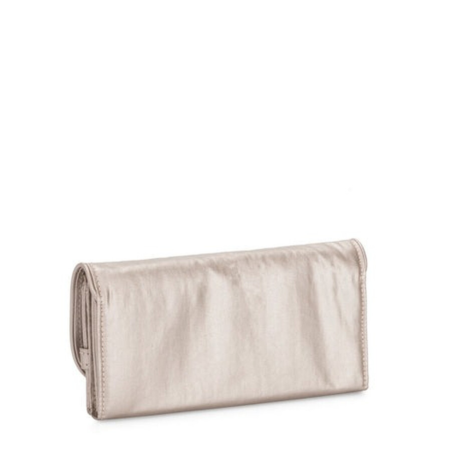 Kipling Moneyland Rfid Wallet In Silver Tone