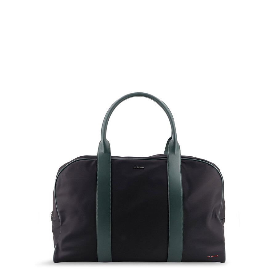Kiton Nylon Travel Bag In Black