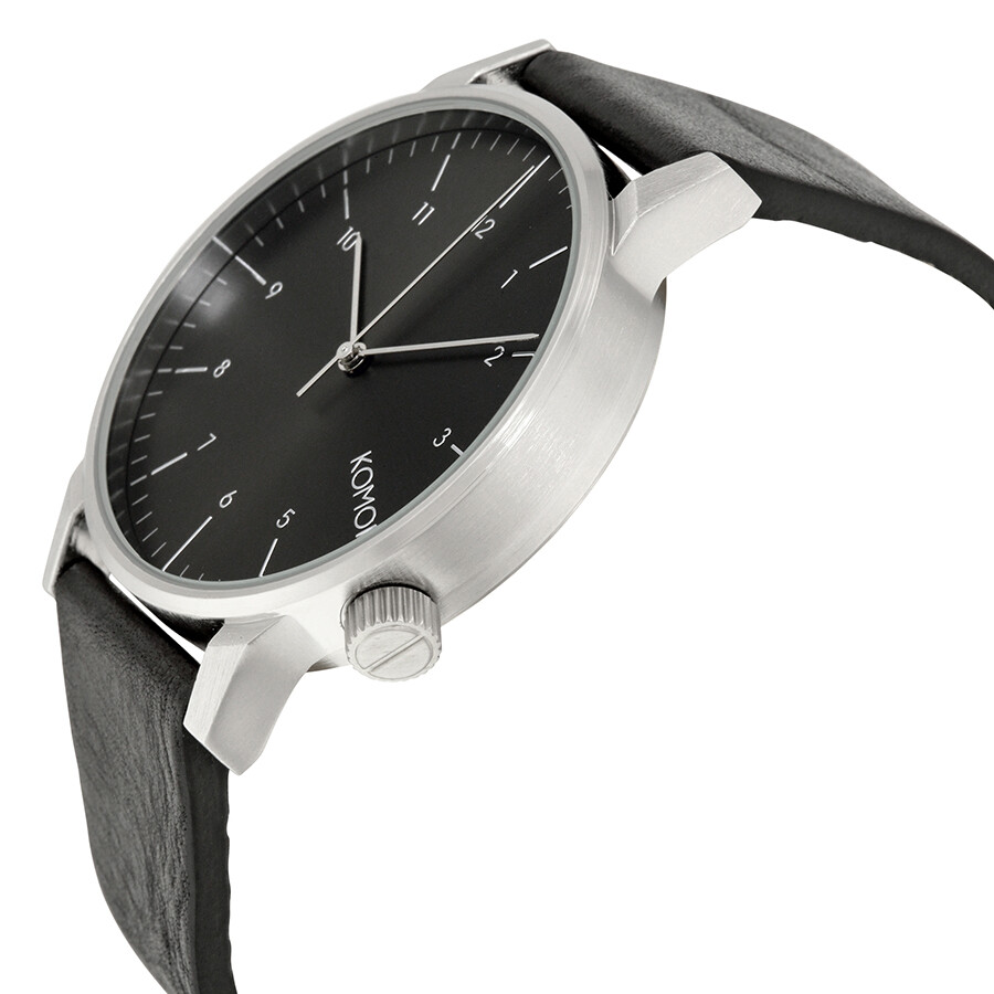 Reloj Komono Winston Regal Nato Negro - Estilo Clásico Y Resistente