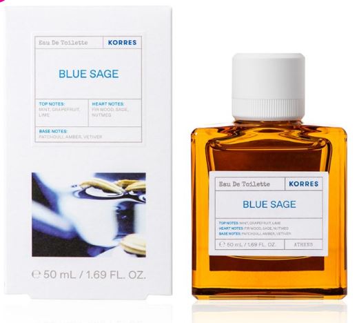 Korres Men's Blue Sage Edt 1.7 oz / 50 ml Fragrances 5203069090660