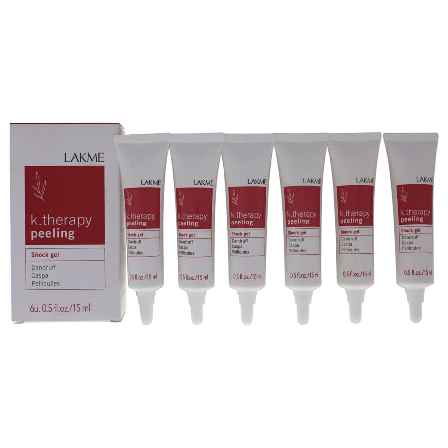Lakme K-therapy Peeling Shock Gel By  For Unisex - 6 X 0.5 oz Gel
