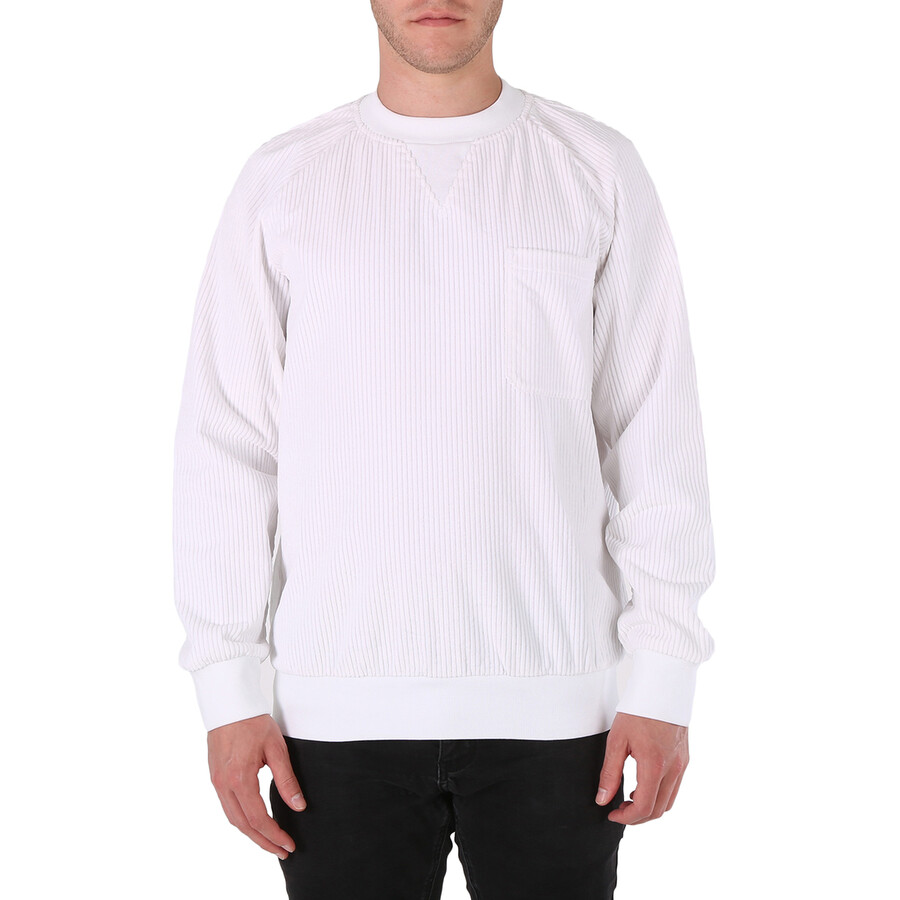 Shop Kway Men's White Zahara Cotton Sweatshirt