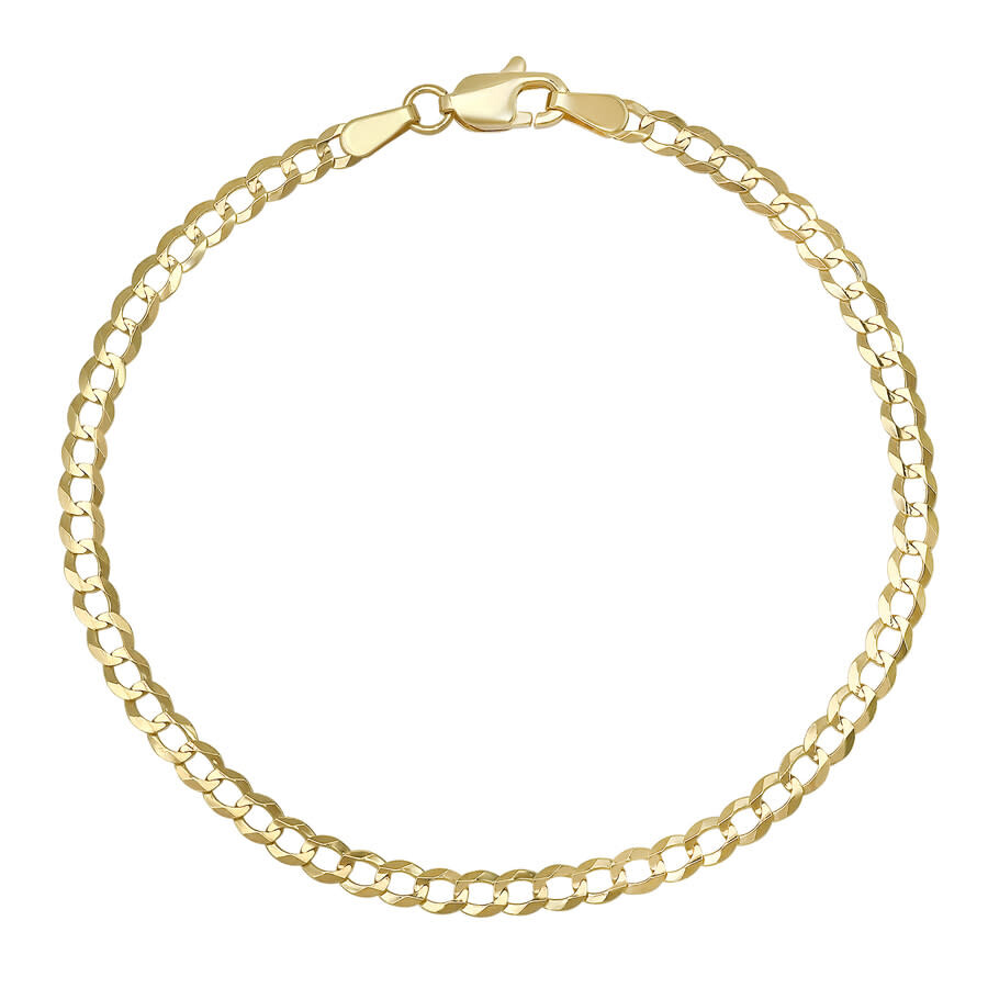 Kylie Harper 3.25mm Miami Cuban Curb Chain Bracelet In 14k Yellow Gold In Gold-tone
