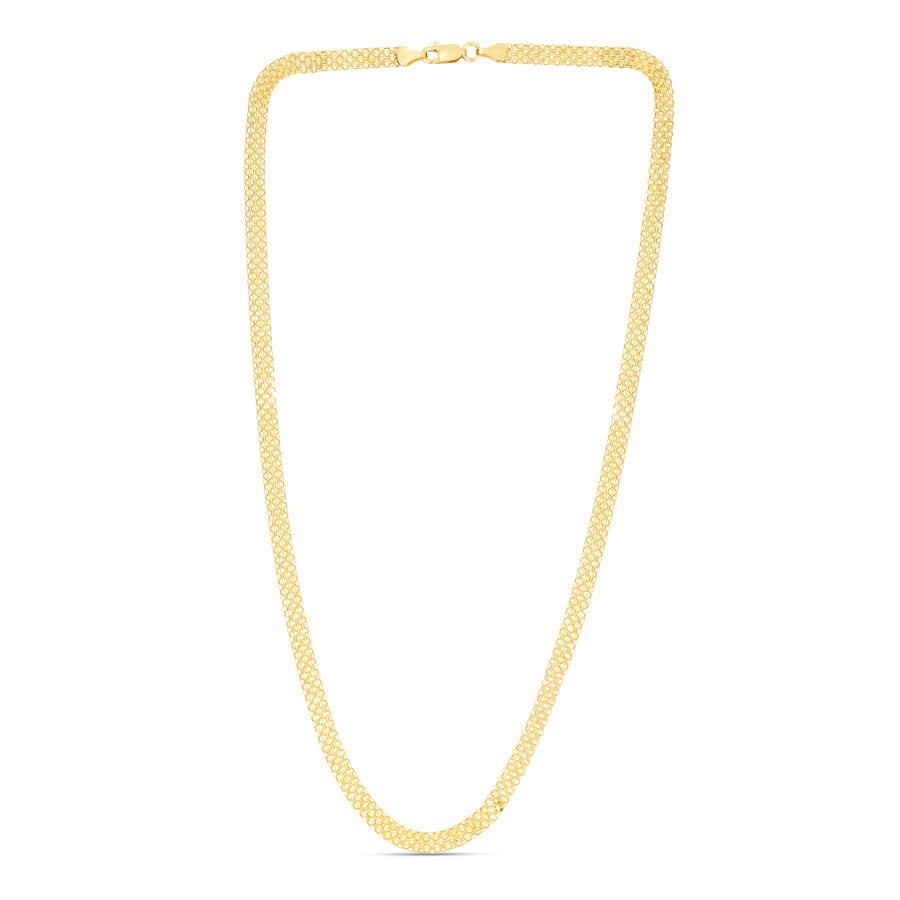 Kylie Harper Ladies 14k Gold 4.7mm Bismark Chain Necklace In Gold