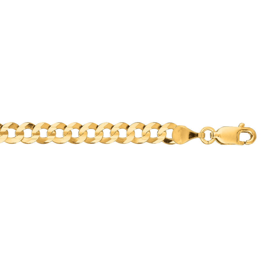 Kylie Harper Men's 14k Gold Miami Cuban Curb Chain Bracelet In Gold