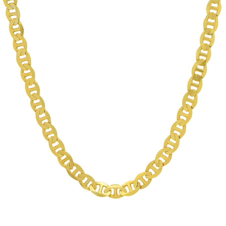 Kylie Harper Men's 14k Gold Thick/heavy 5.5mm Gucci Mariner Chain Necklace In Gold