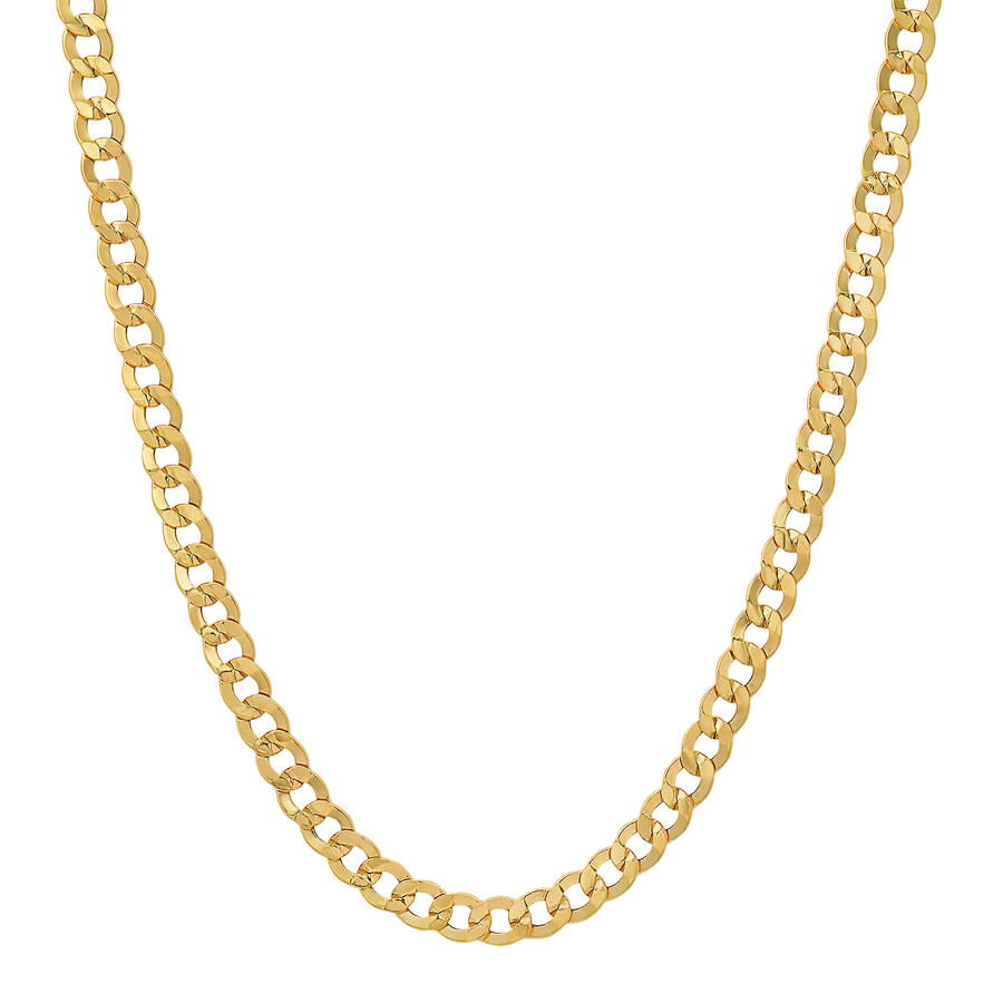 Kylie Harper Men's Thick 14k Yellow Gold 4.5mm Miami Cuban Curb Chain - 22"-24" In Yellow