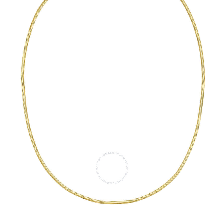 Kylie Harper Unisex 14k Gold 2mm Snake Chain Necklace In Gold