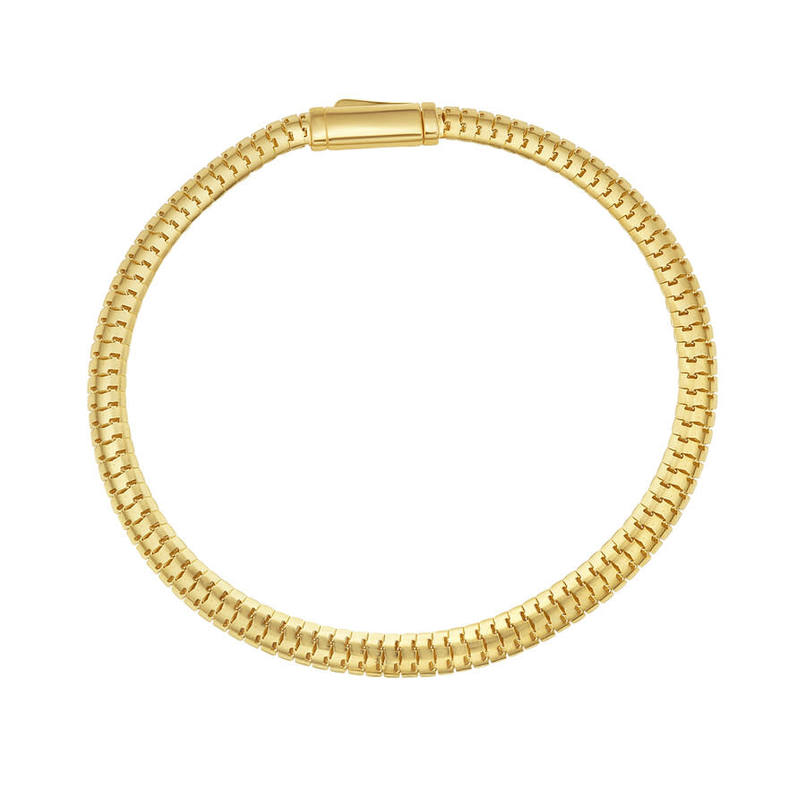 Kylie Harper Unisex 14k Gold Thick 4.5mm Snake Chain Bracelet In Gold