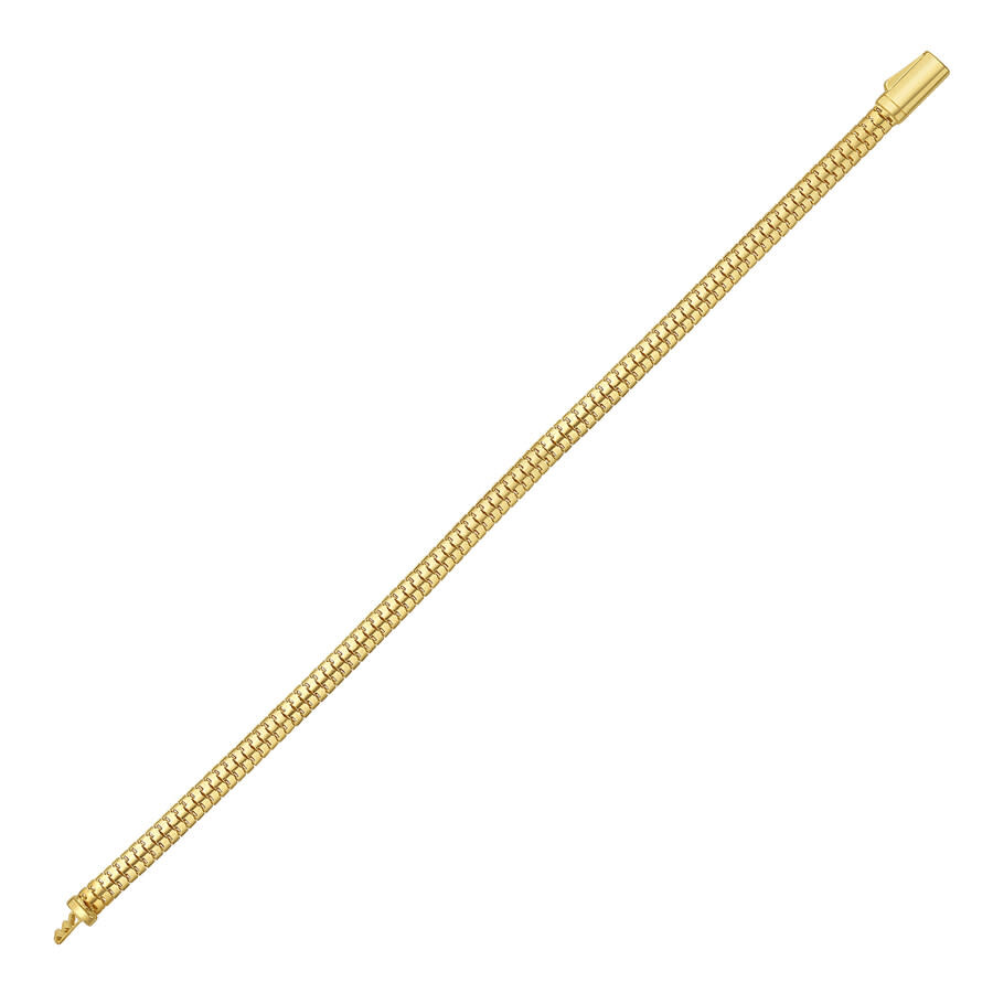 Kylie Harper Unisex 14k Gold Thick 4.5mm Snake Chain Bracelet In Gold