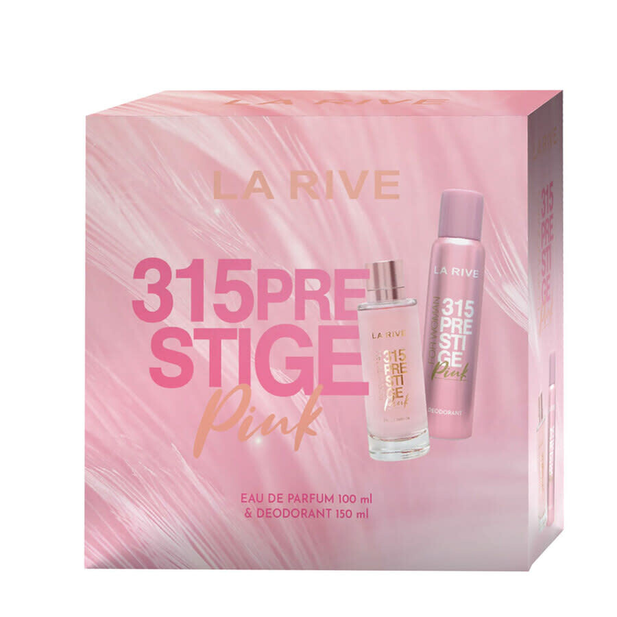 La Rive Ladies Prestige Pink Gift Set Fragrances 5903719645089