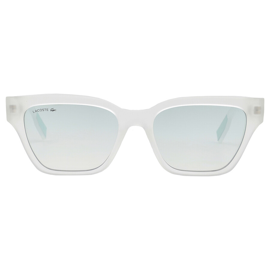 Lacoste Blue Rectangular Ladies Sunglasses L6002s 970 53