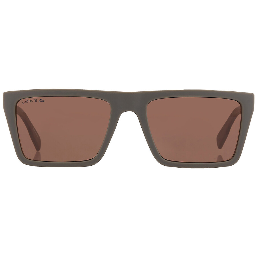 Lacoste Sport 56mm Rectangular Sunglasses