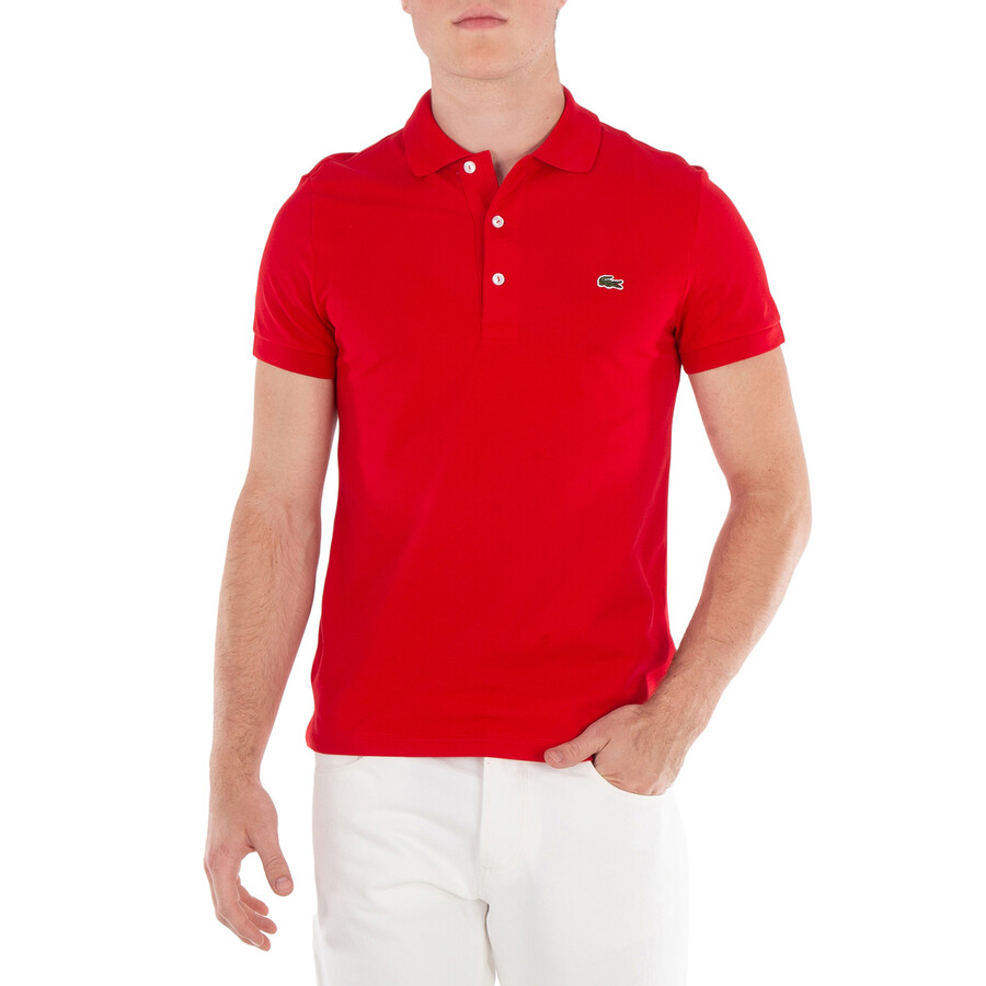 Classic Slim Fit Cotton Pique Polo Shirt