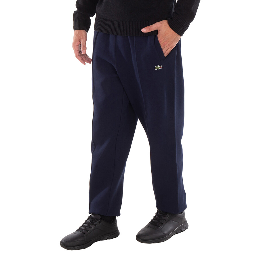 Croc-Embroidered Regular Fit Pique Sweatpants