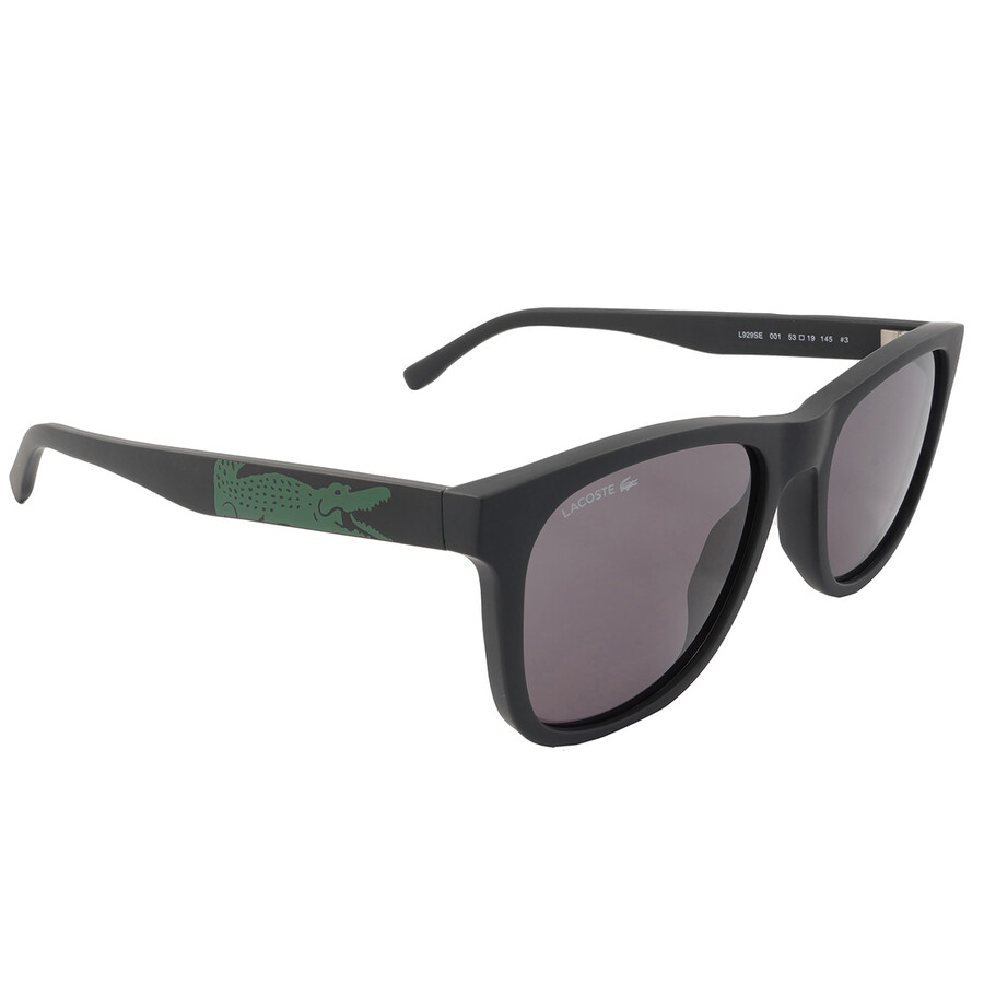Lacoste Dark Grey Rectangular Unisex Sunglasses L929se 001 53