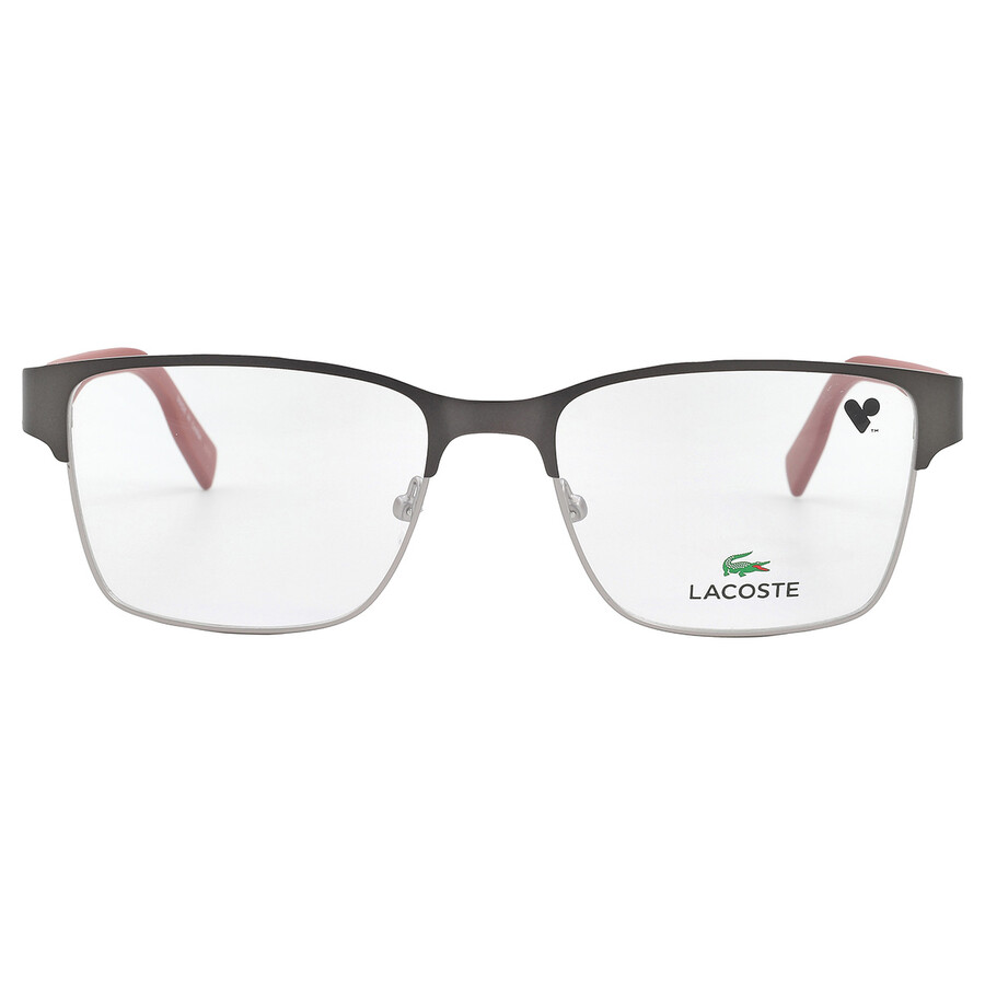 Lacoste Demo Rectangular Men's Eyeglasses L2286 021 53 In Pink