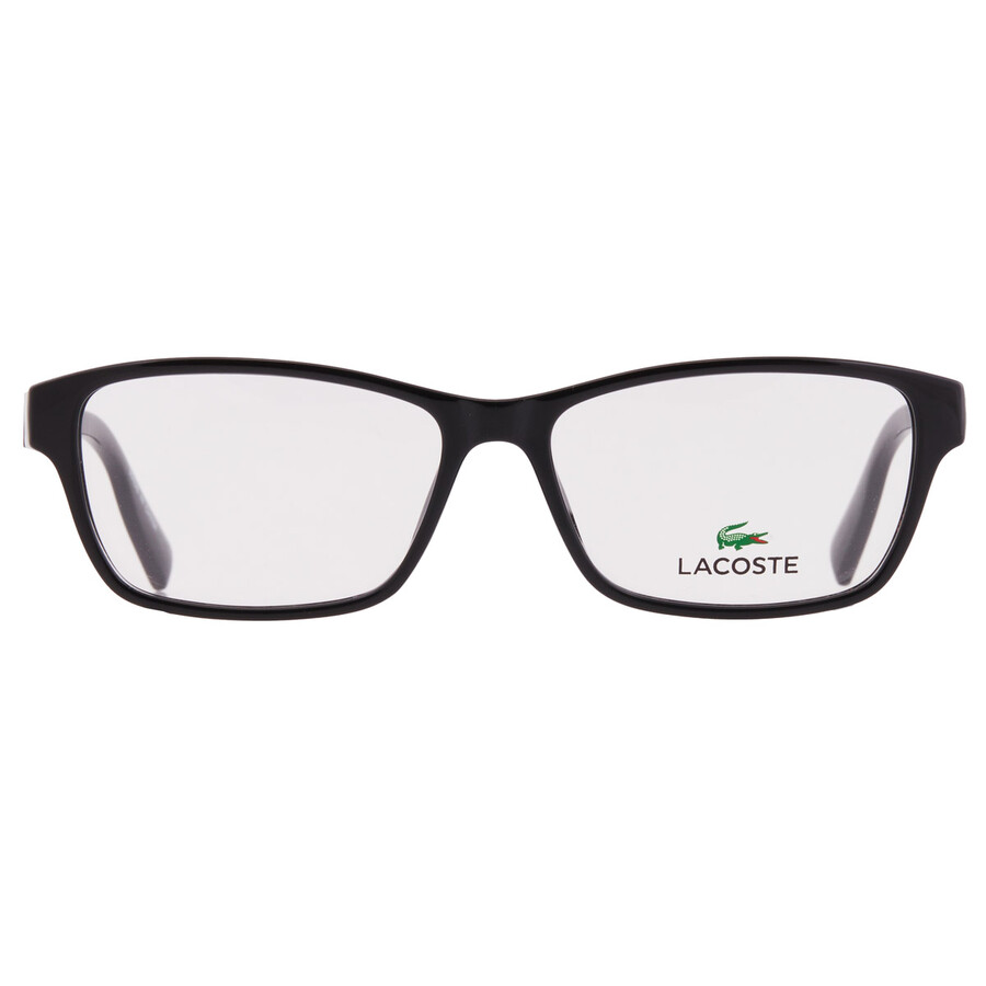 Lacoste Demo Rectangular Men's Eyeglasses L3650 001 50 In Black