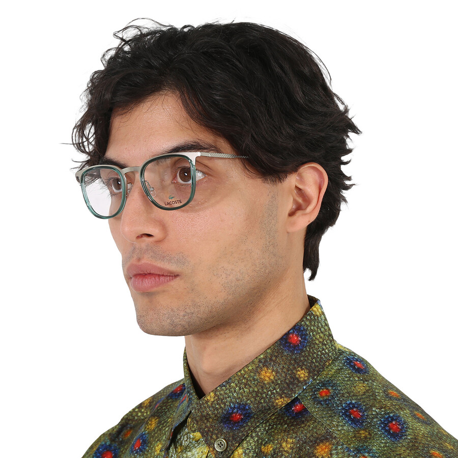 Lacoste Demo Sport Unisex Eyeglasses L2264 718 49 In Gold