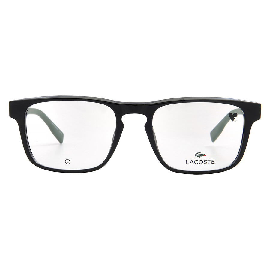Lacoste Demo Square Men's Eyeglasses L2972 001 54 In Black