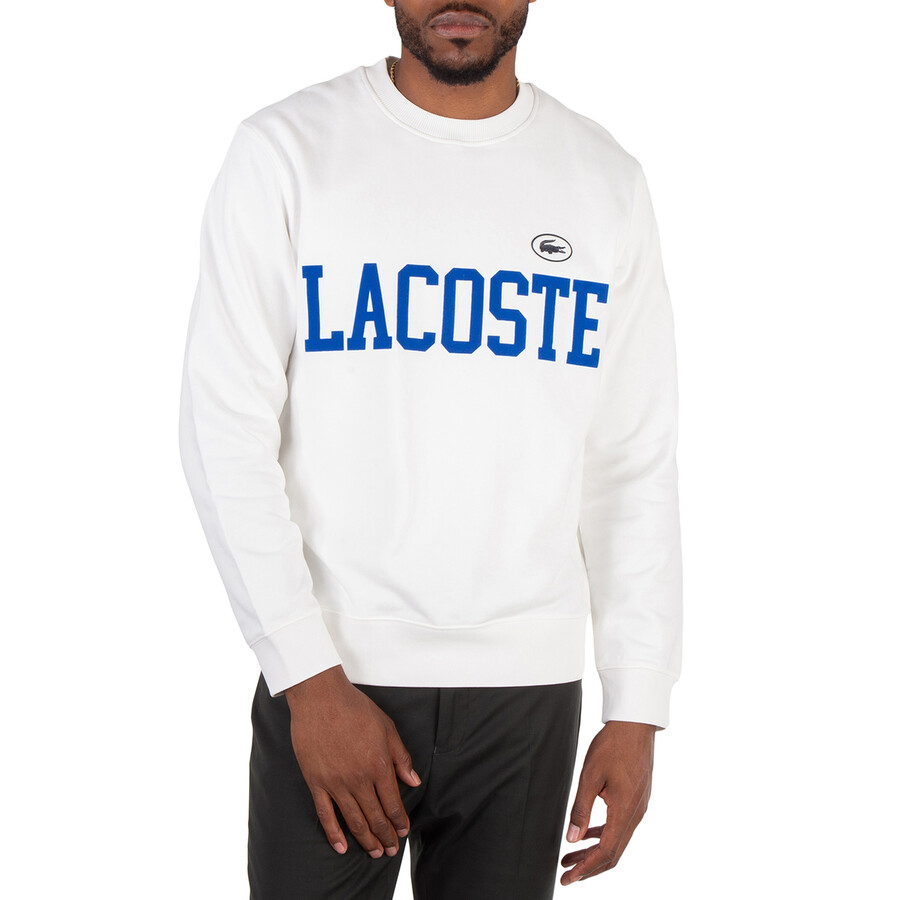 Flocked Logo Fleece Sweatshirt