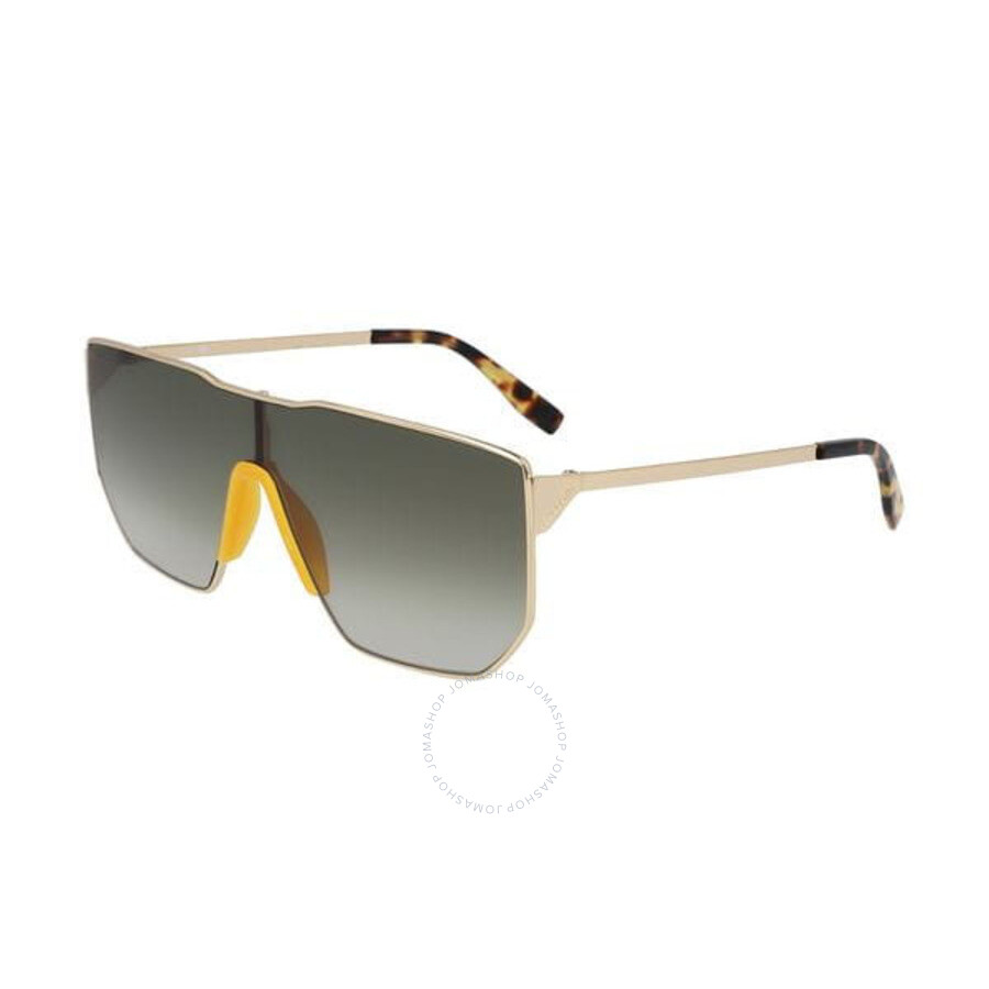 Lacoste Green Gradient Shield Unisex Sunglasses L221S 58 20 140 L221S