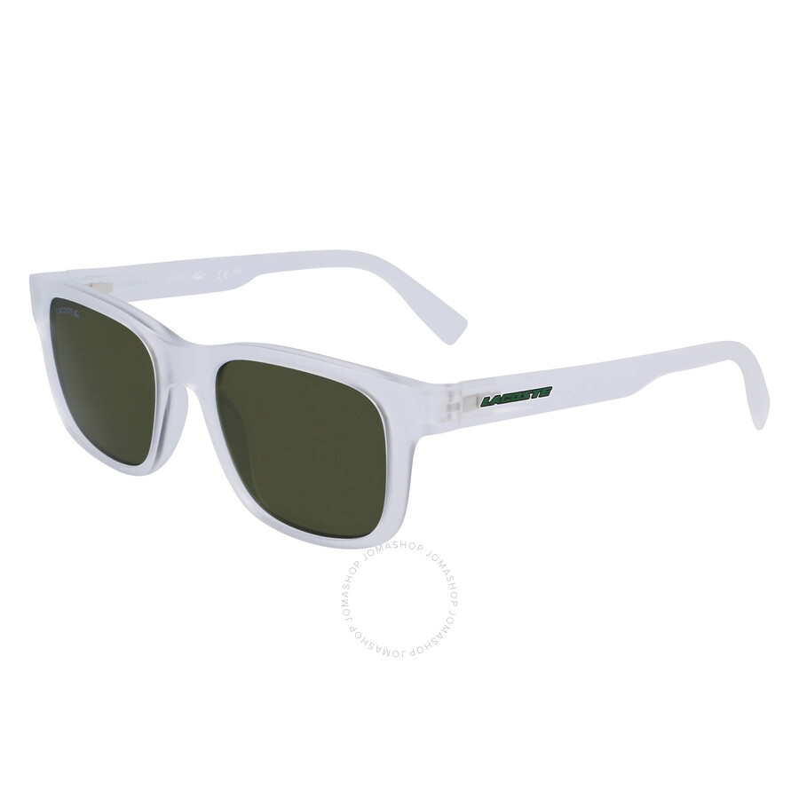 Lacoste Transparent Injected Sunglasses In Green