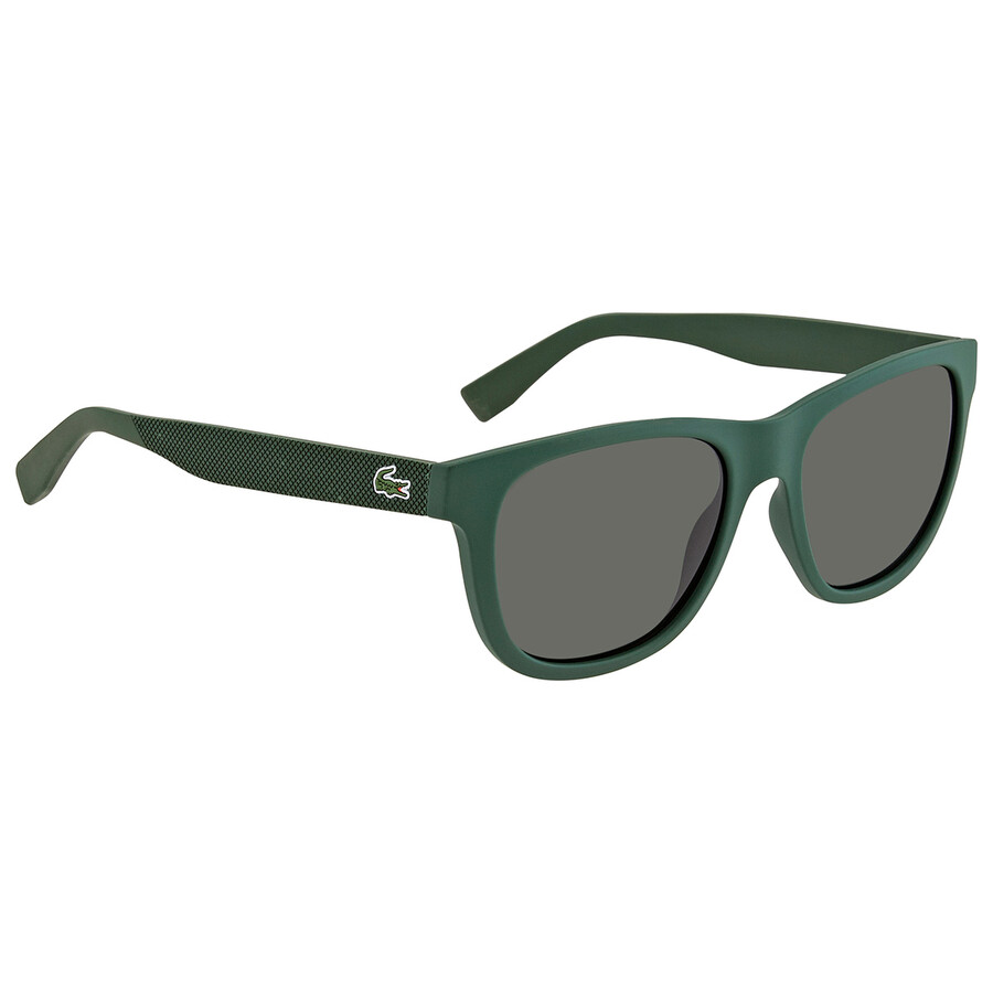 Shop Lacoste Green Square Unisex Sunglasses L848s 315 54